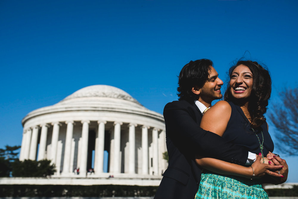  Jefferson Memorial creative engagement session 