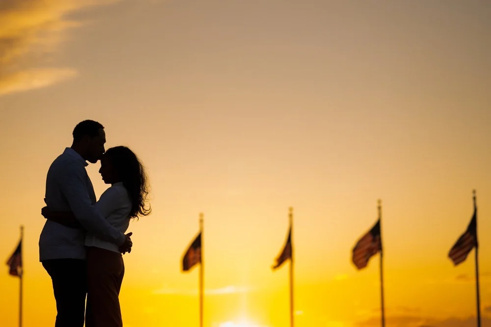 Kathryn and Phill engagement session in Washington DC