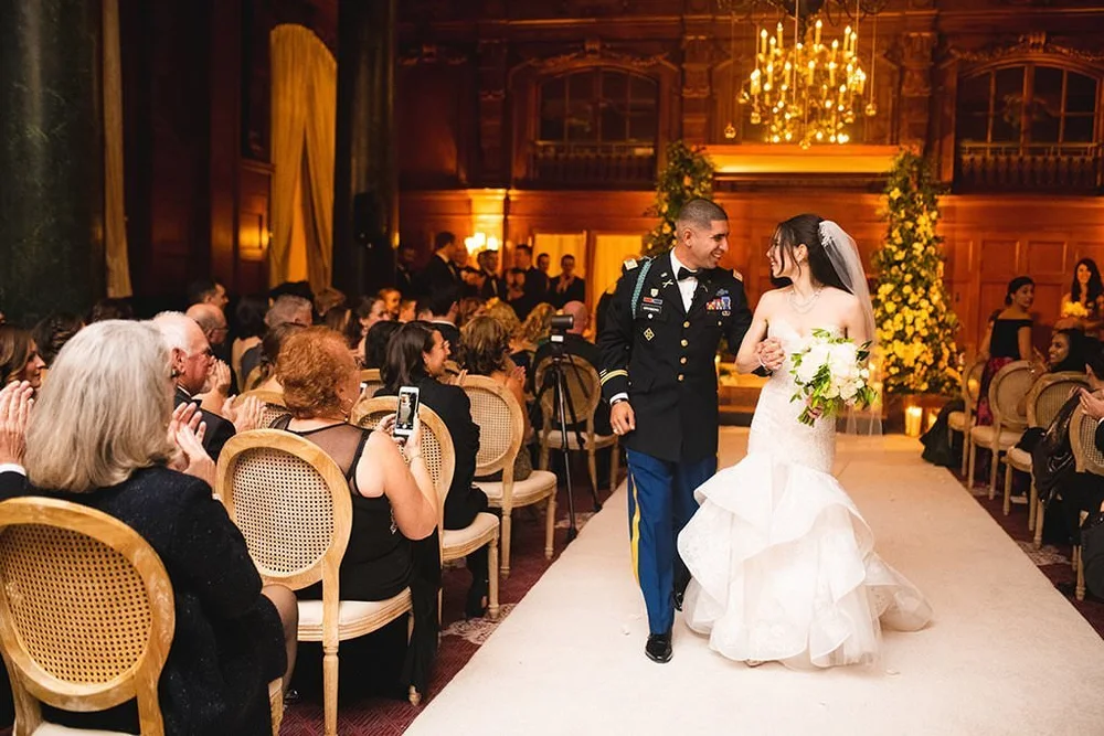 Emotional wedding ceremony moment in DC