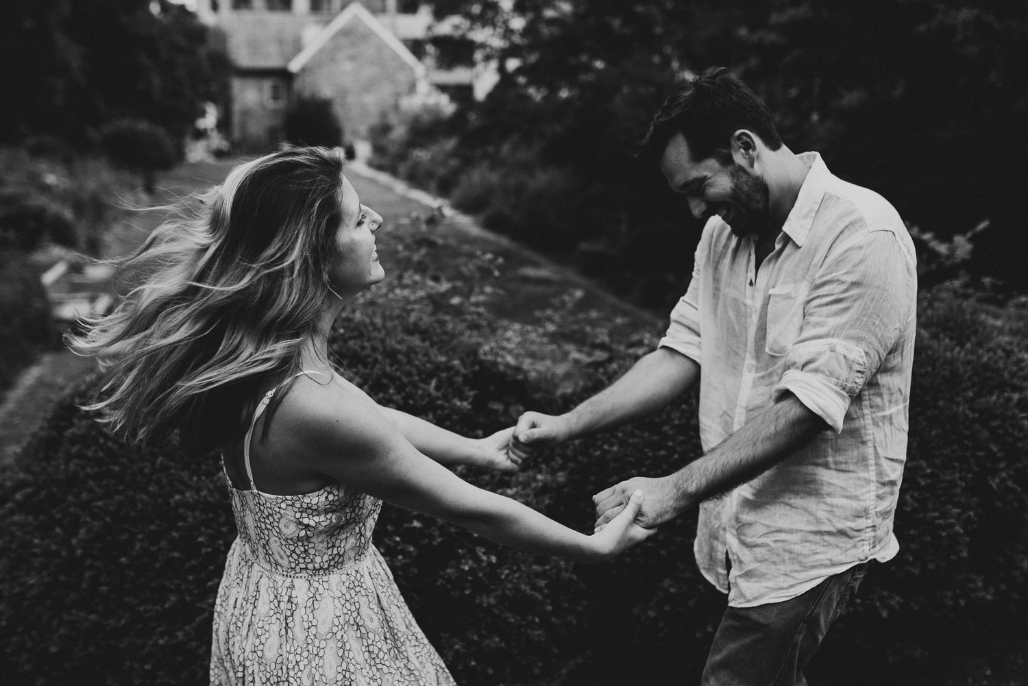 Engagement photo - Old Stone House DC Engagement Sesssion_-3
