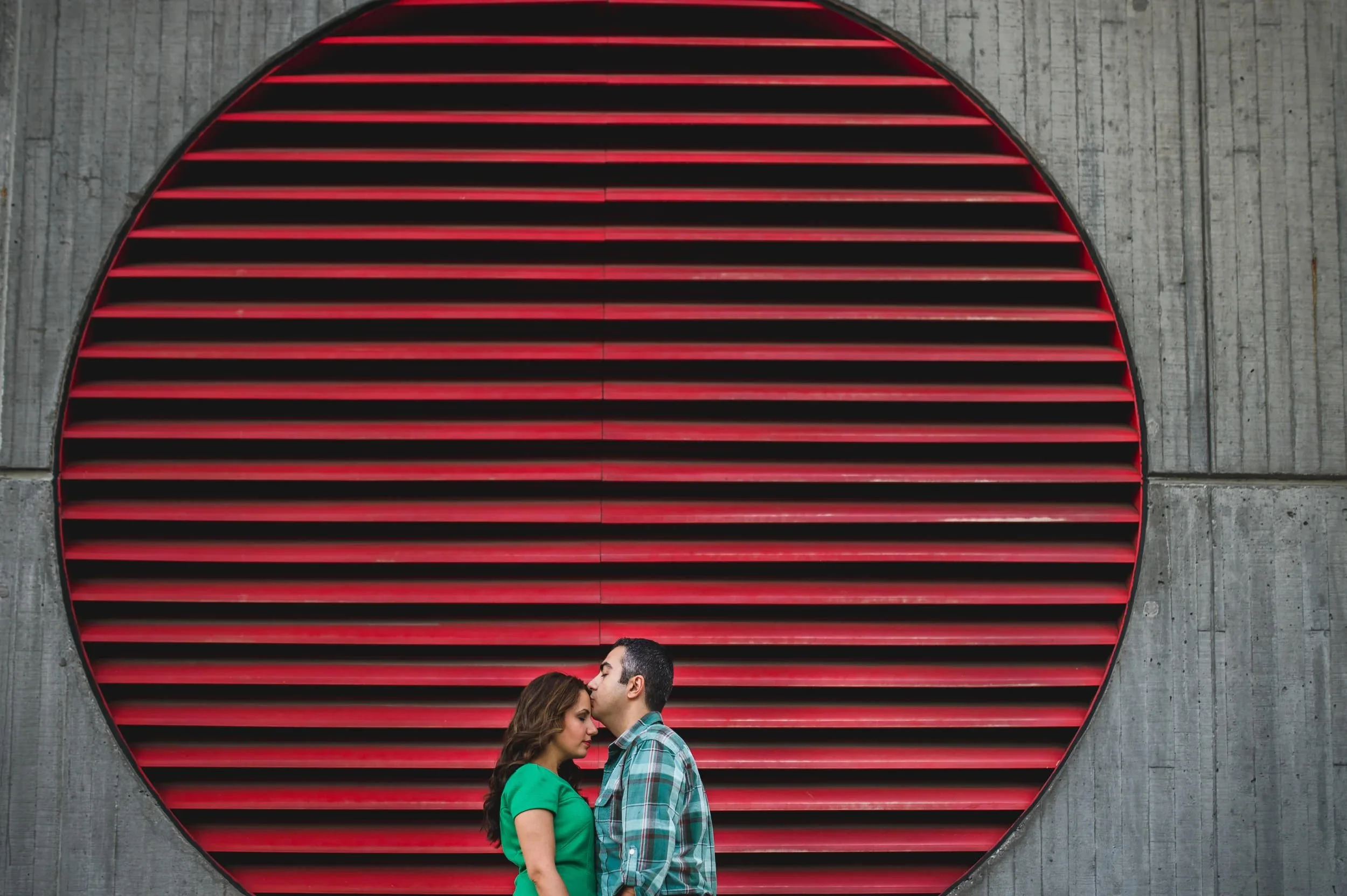 Baltimore Harbor Engagement Session - Urban Waterfront Portrait