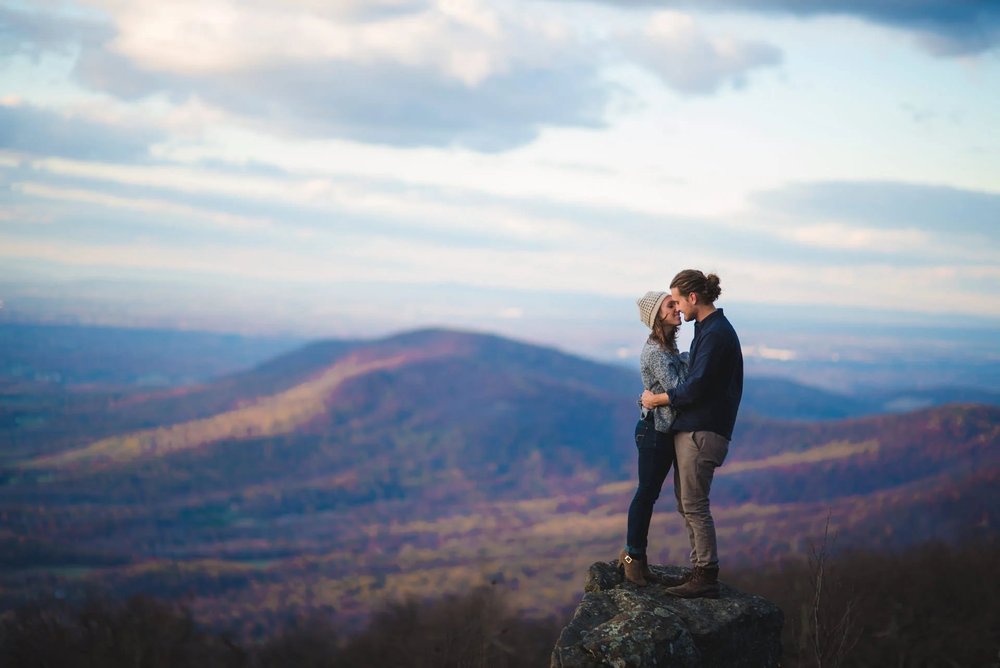Shenandoah National Park engagement photos