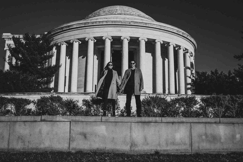 Jefferson Memorial Washington DC engagement
