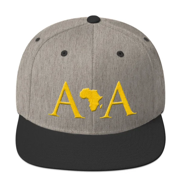 AIA LOGO SNAPBACK HAT-GREY/YELLOW