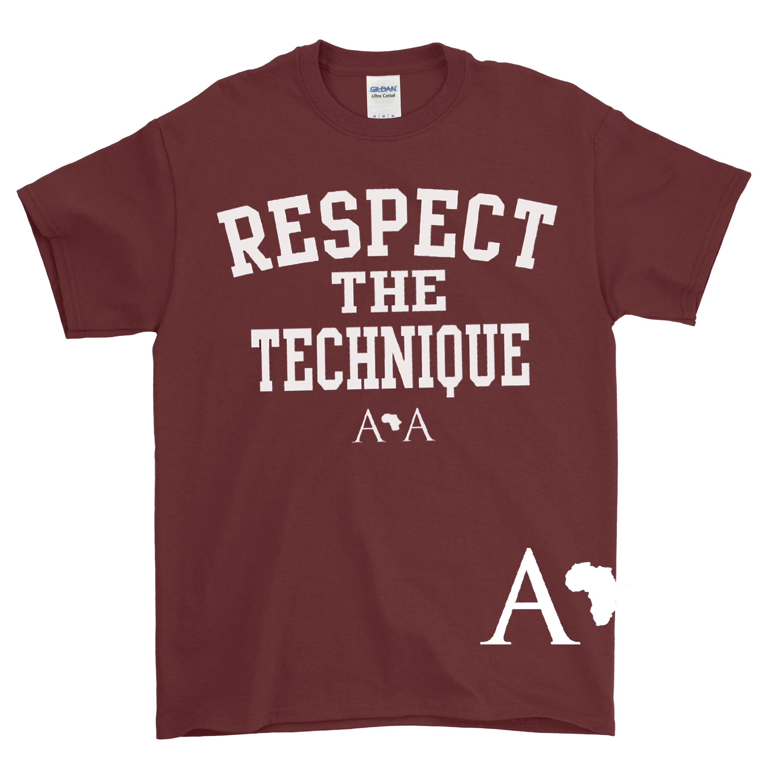Gildan 2000 1-Respect the Technique Maroon.jpg