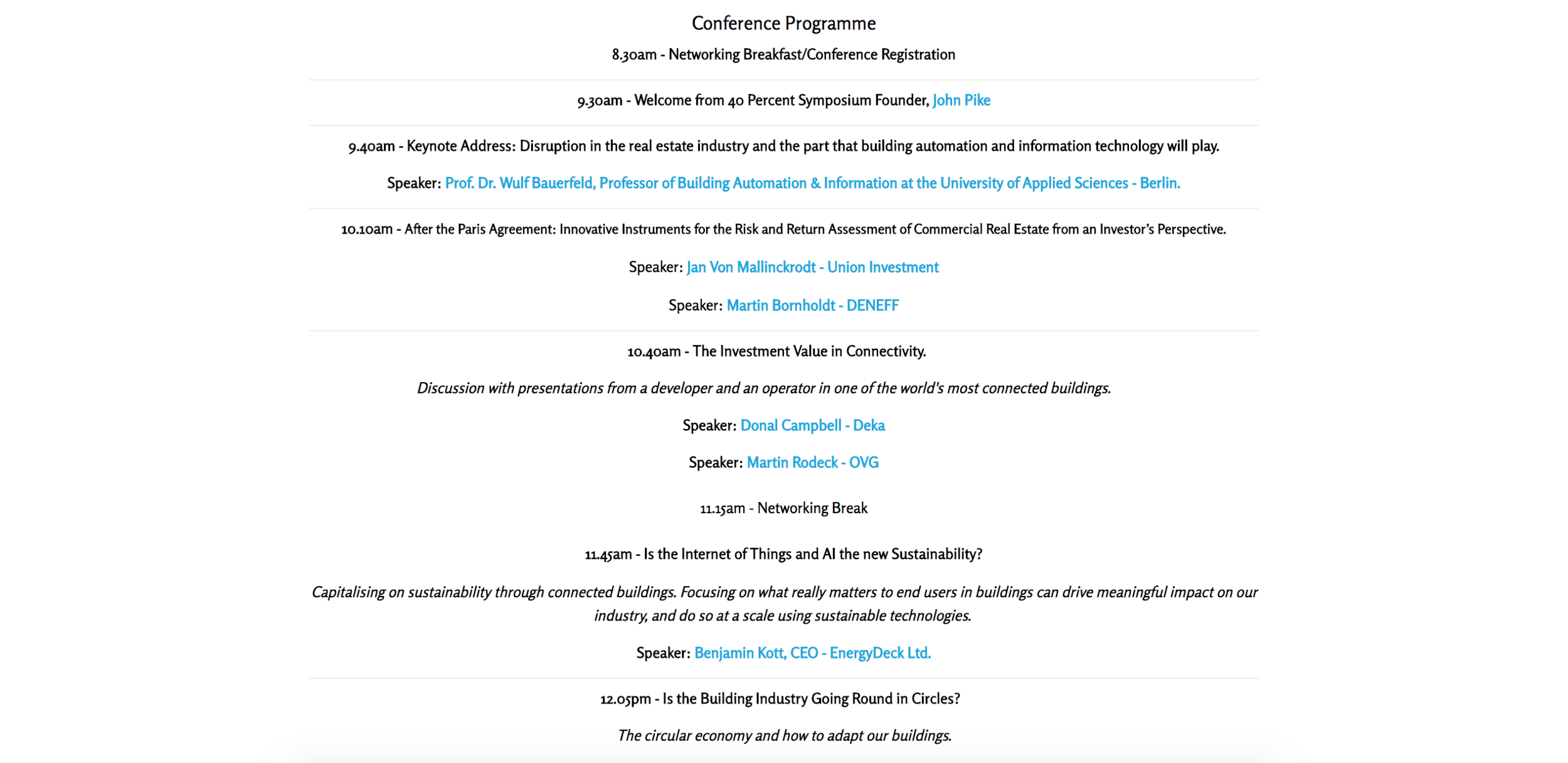 AGENDA PAGE