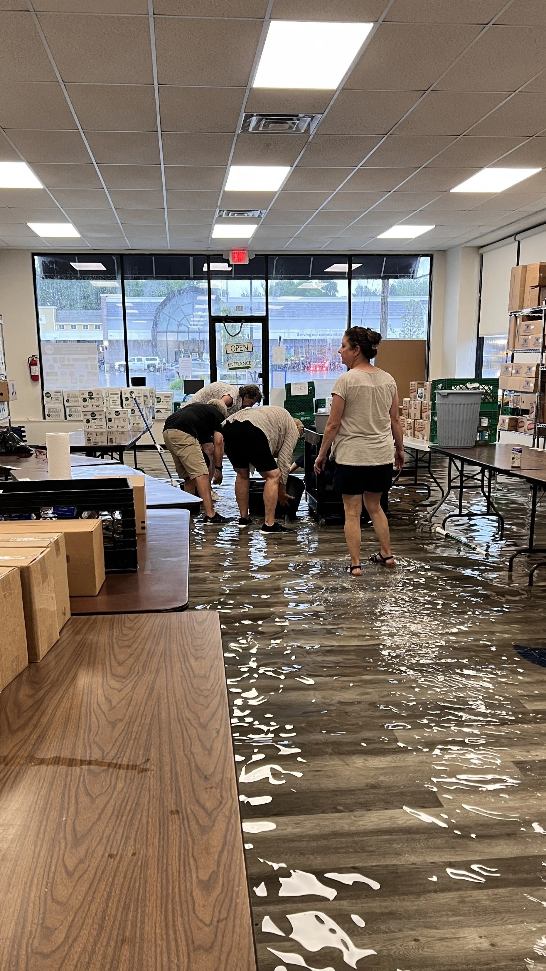 Pantry flooded