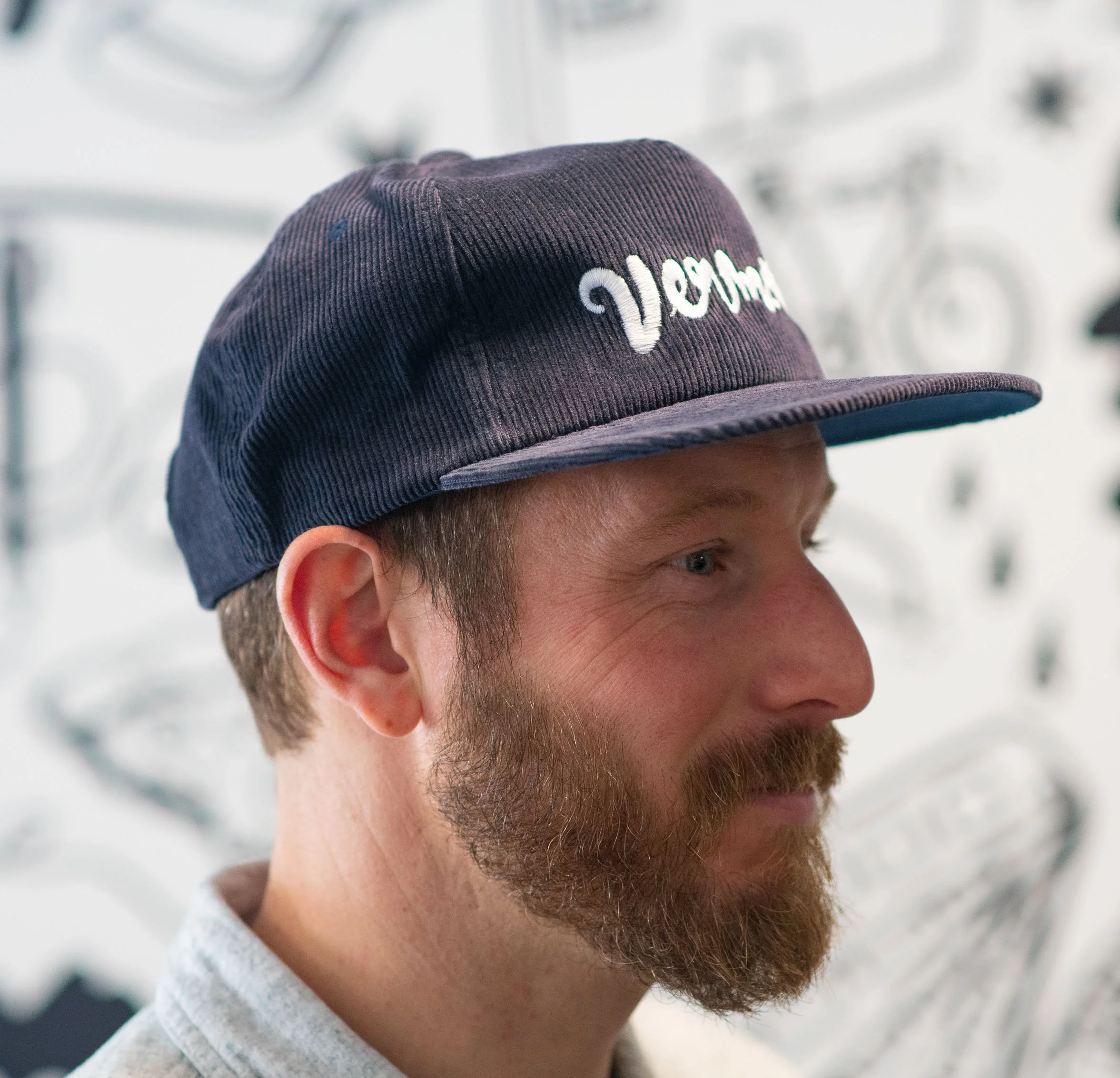 Vermont Corduroy Flat Brim Hat 