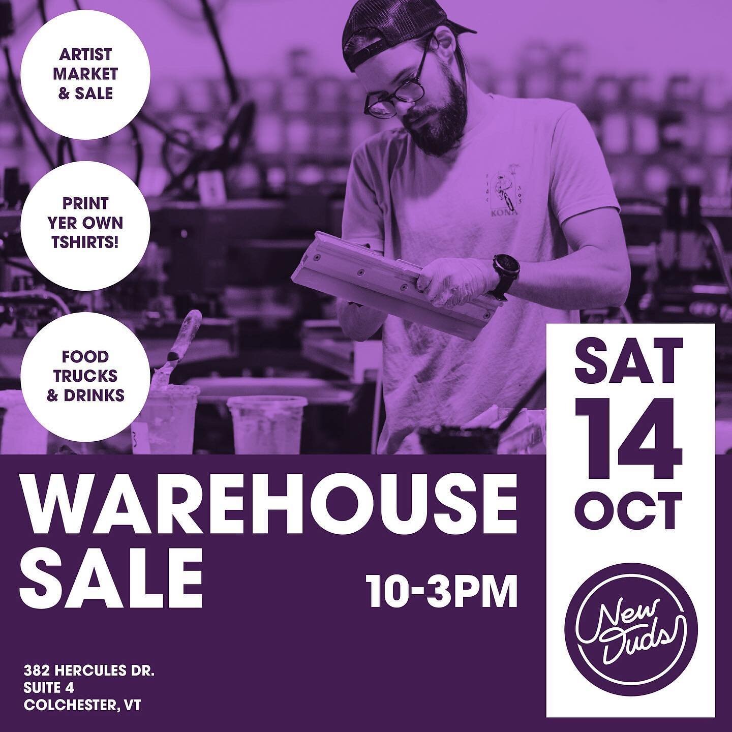 It's back! Mark your calendars, save this date. Our biggest deepest warehouse sale is happening. We will have discounts on our line of products, many to be retired permanently. Our awesome staff will be helping you pull a squeegee with Print Your Own