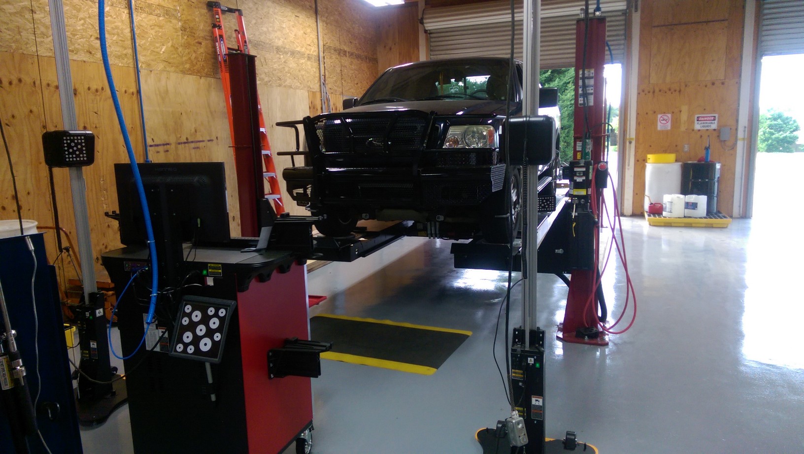 When adding an additional 200 plus pounds to the front of your vehicle, we recommend performing a wheel alignment to make sure any changes in ride height can be adjusted and compensated for to prevent any possible abnormal tire wear.
