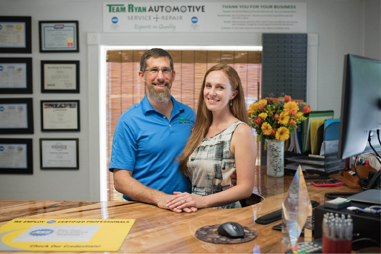 The Ryan's have a strong moral compass and with that comes not only exceptional customer service but also a dedication to the environment. We're the green team when it comes to car repairs. 
