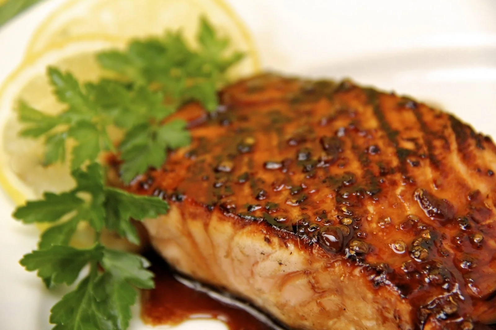 Honey Glazed Salmon 8 oz $24