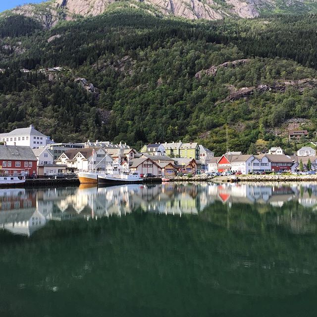 The town of Odda. 
