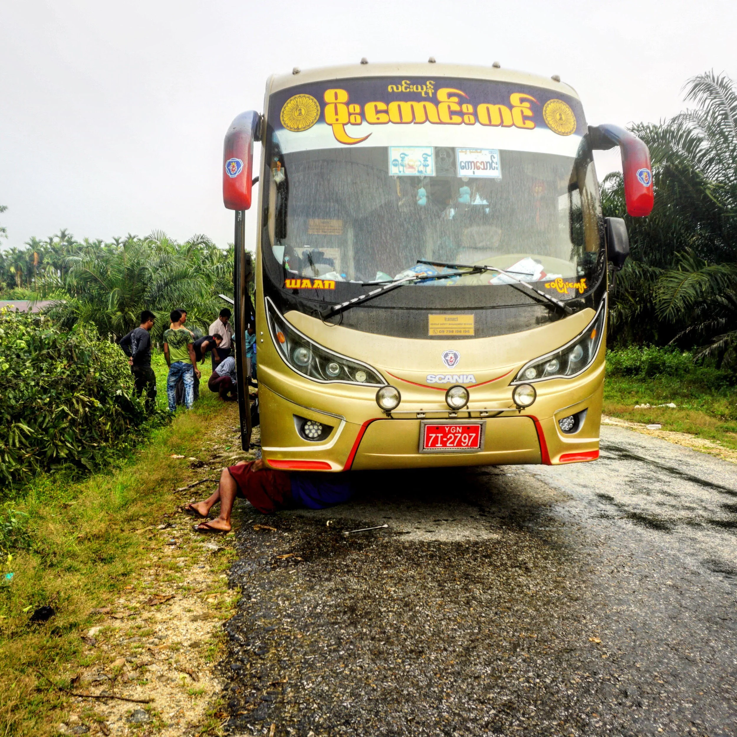 Yangon to Mandalay by Bus 