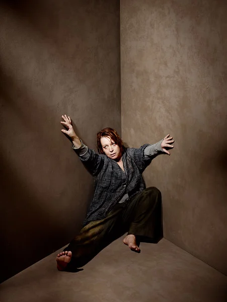 Nina Stemme as Elektra, backed into a corner by circumstances