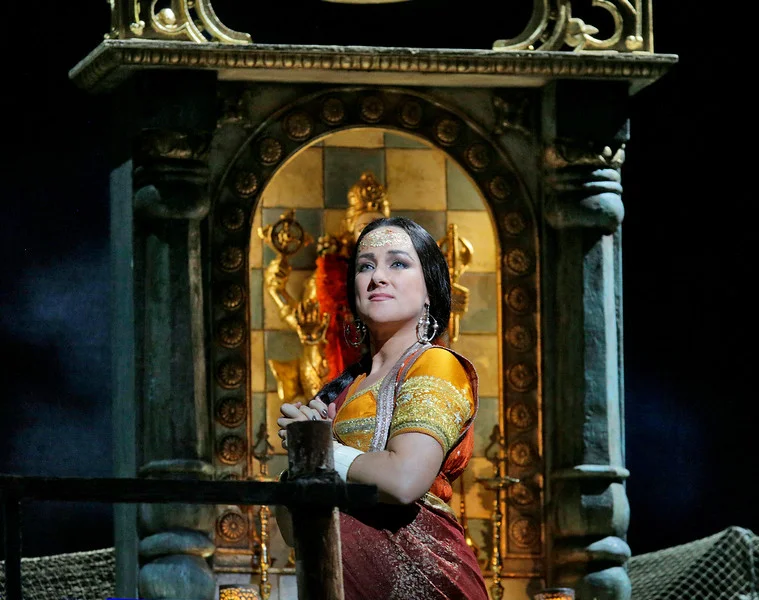 Diana Damrau is Leila in The Pearl Fishers