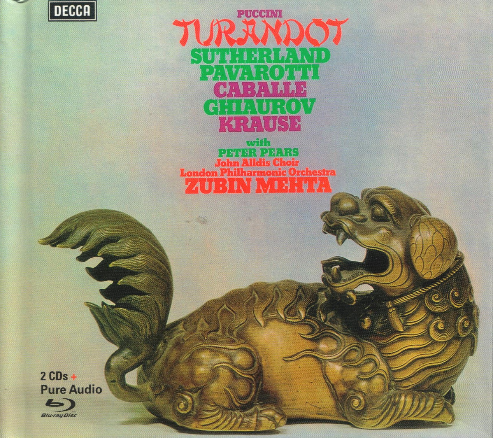 Luciano Pavarotti and Joan Sutherland star in remastered Turandot from Decca