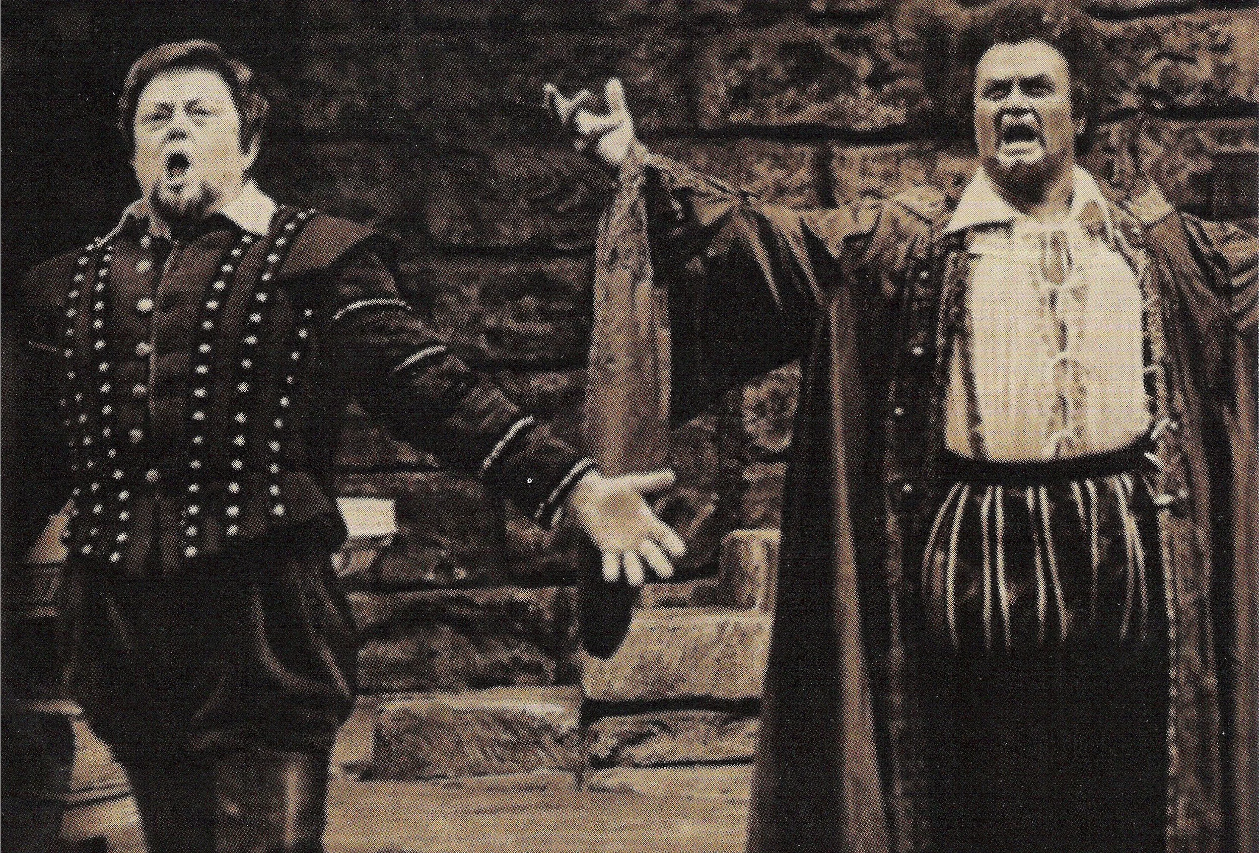 Cornell MacNeil as Iago and Jon Vickers as Otello, Metropolitan Opera telecast