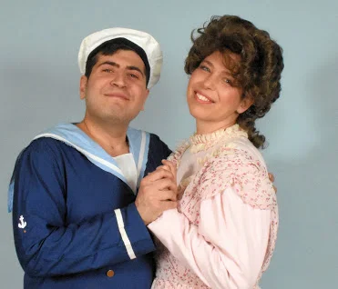 Alan Briones and Brett Kroeger as Ralph and Josephine