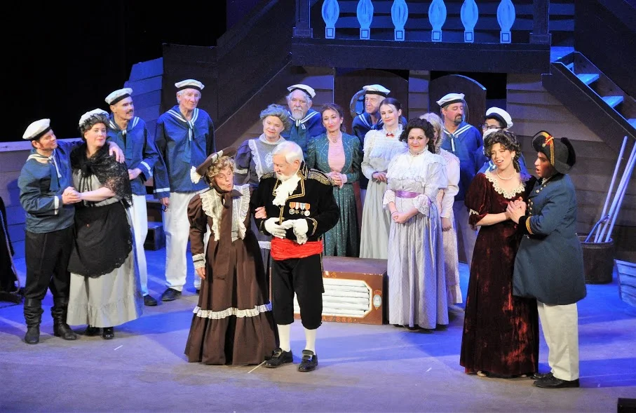 Finale of HMS Pinafore : Frank Sisson, Wendy Falconer, Suzanne Rossini, David Schancupp, Brett Kroeger, Alan Briones