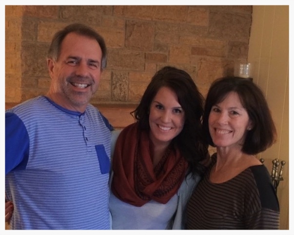  Danielle and her parents today!