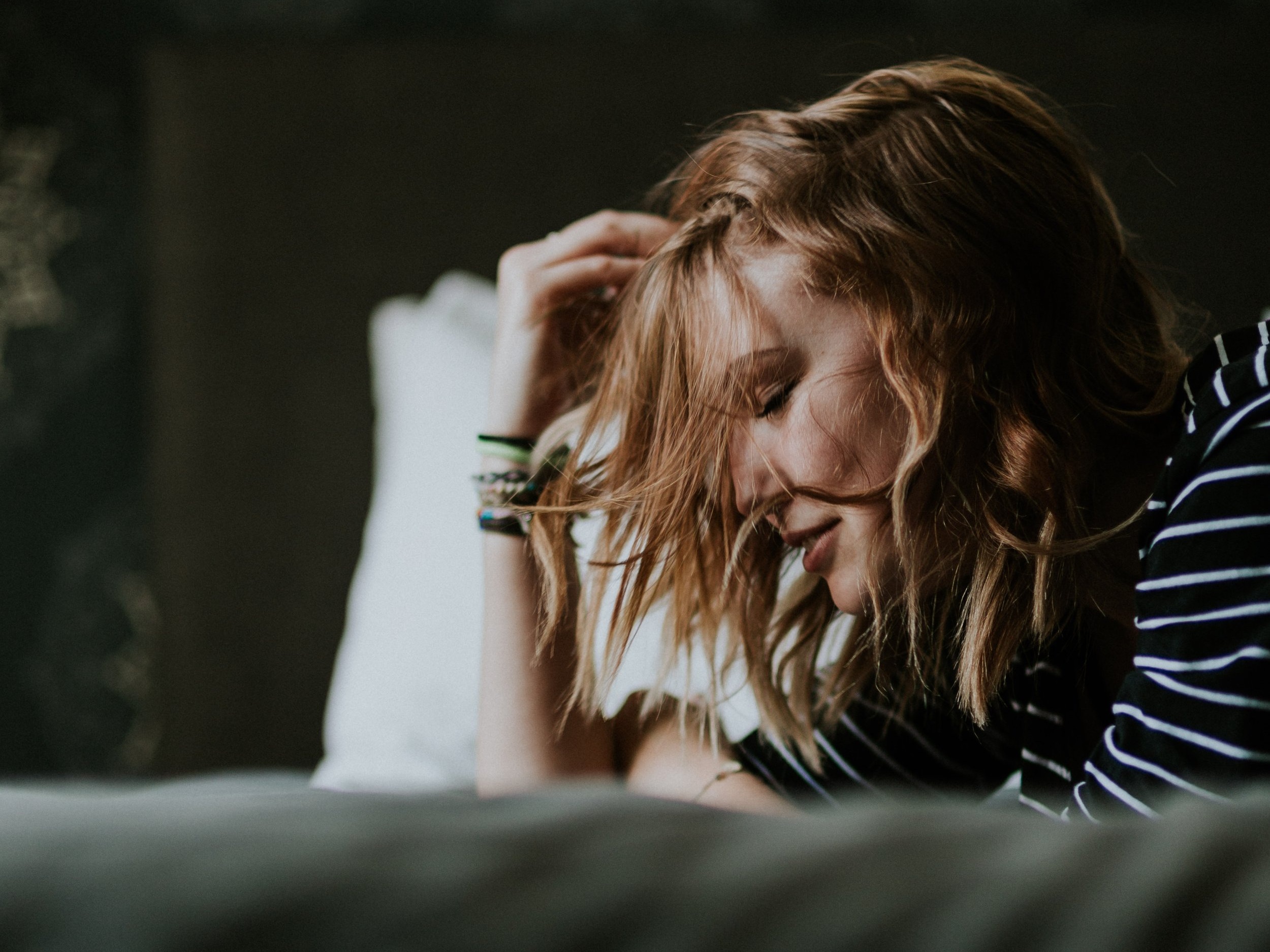 Though fathers sometimes say that their daughters are the ones who have the tone problem because of their big emotional reactive responses, I would suggest that change has to start with you. If you stay soft, she will calm down…eventually.