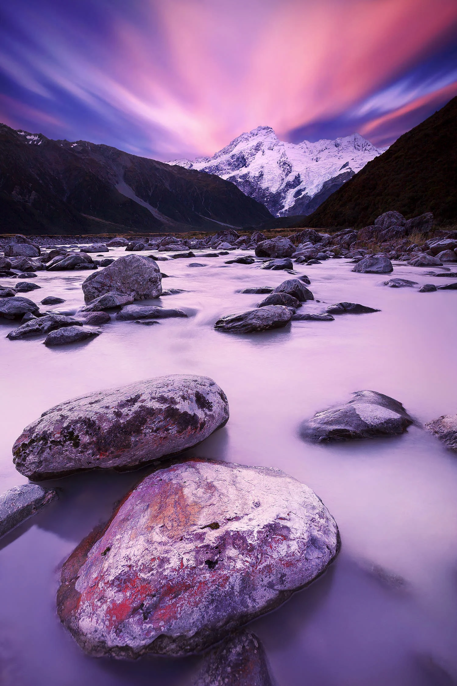 Aoraki / Mount Cook National Park, New Zealand.