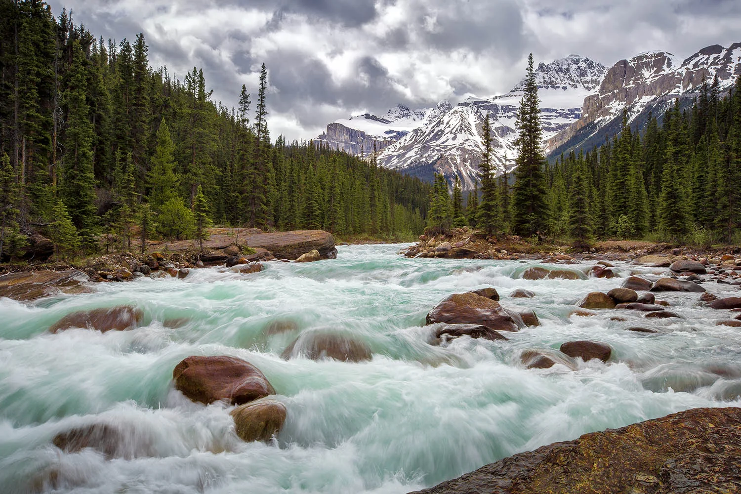 Mistaya Canyon, Alberta. Canada
