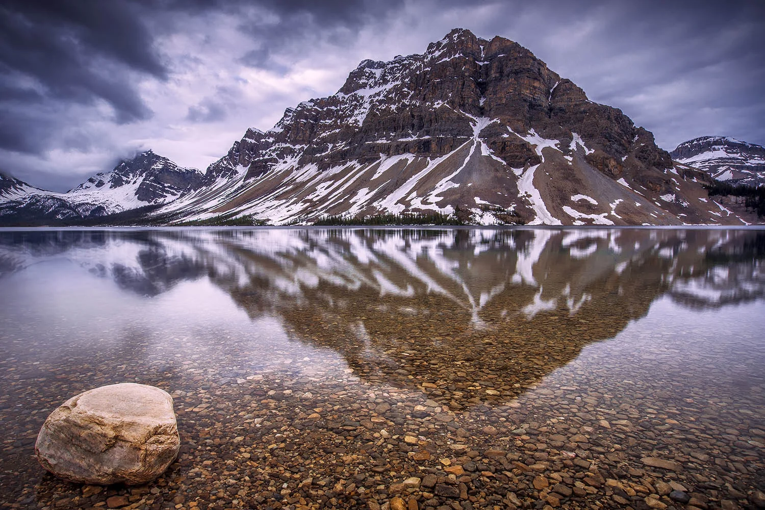 Bow Lake, Alberta. Canada