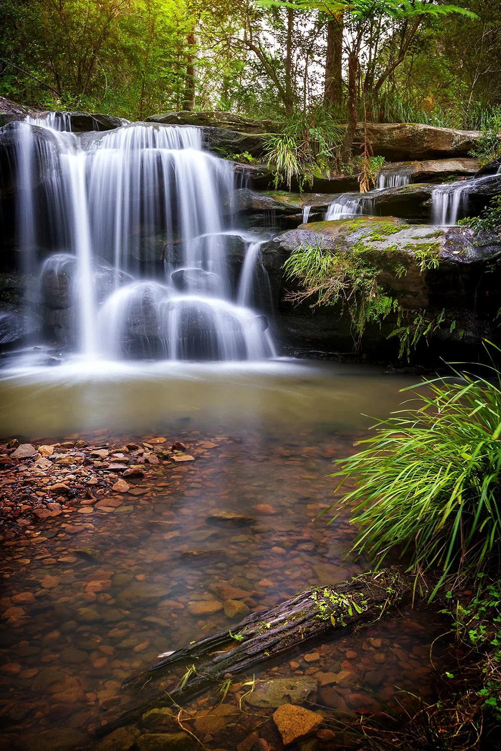 Hunts Creek Waterfall, NSW.