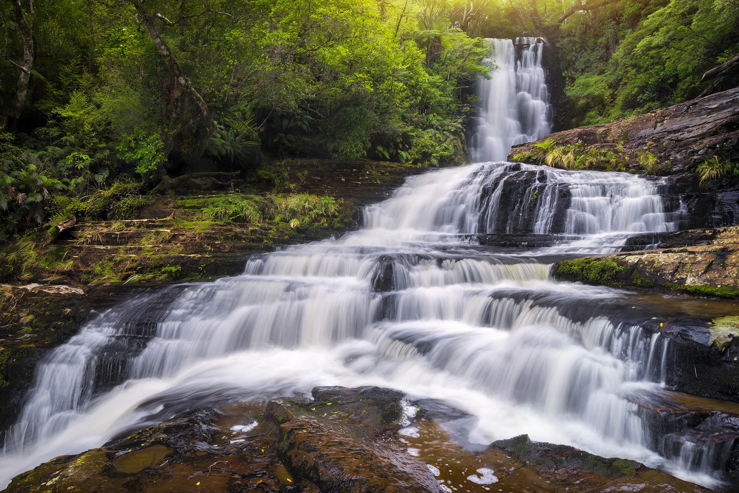 Upper McLean Falls, New Zealand