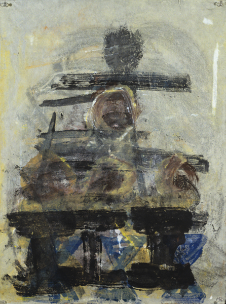   Untitled , 1992. Monotype. 26 x 19.5 in. 