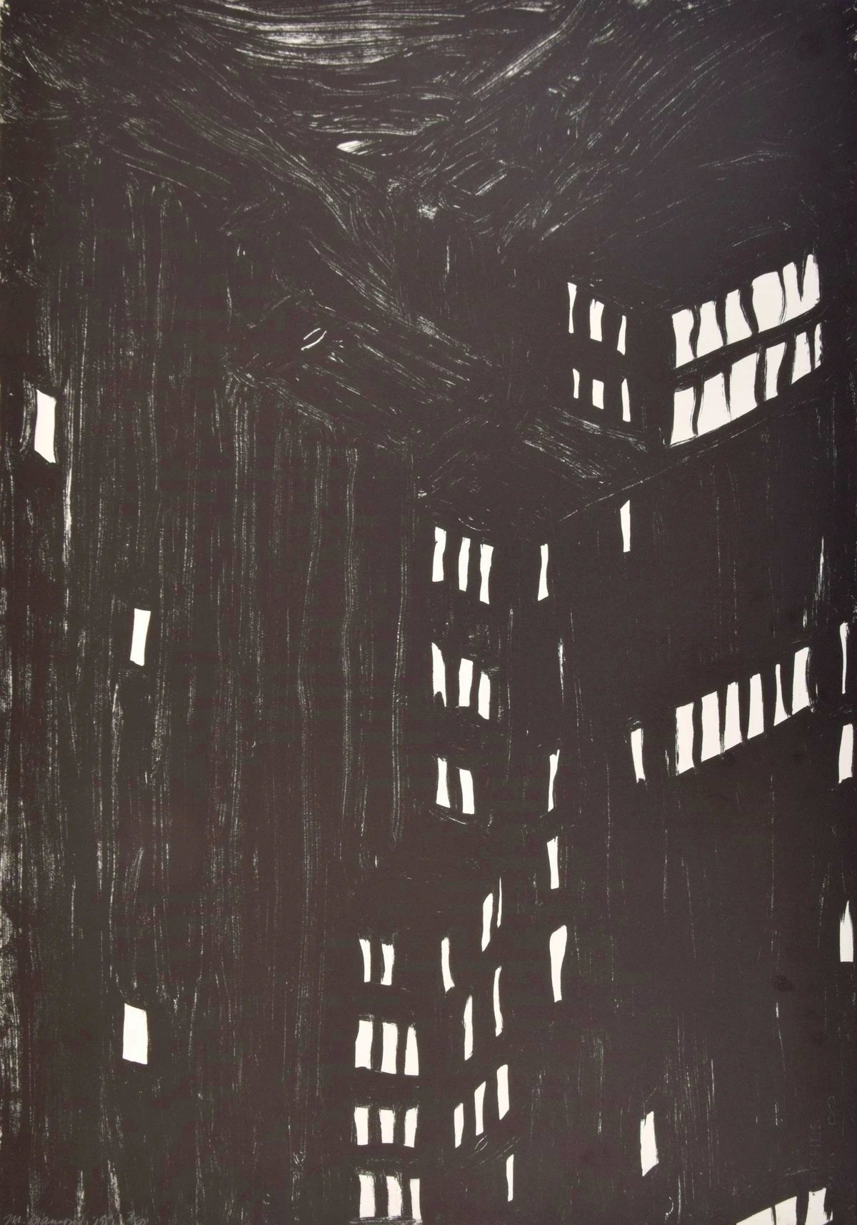   City Suite , 1982. Lithograph, edition of 20. 35.75 x 25 in.  