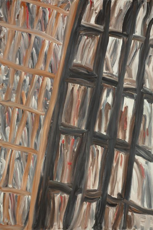   Façades , 1985. Oil on canvas. 108 x 72 in. Collection  National Academy of Design , New York 