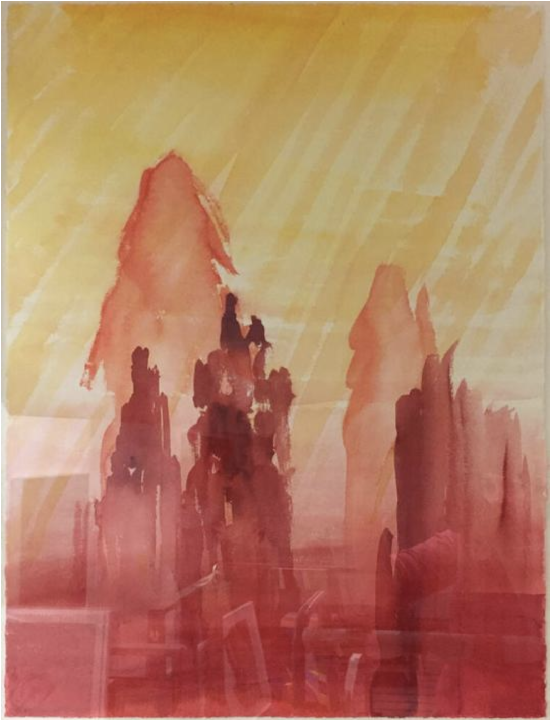   Sunlight , 1989. Watercolor on paper. 29.75 × 22.25 in. Collection  Museum of Fine Arts, Houston  