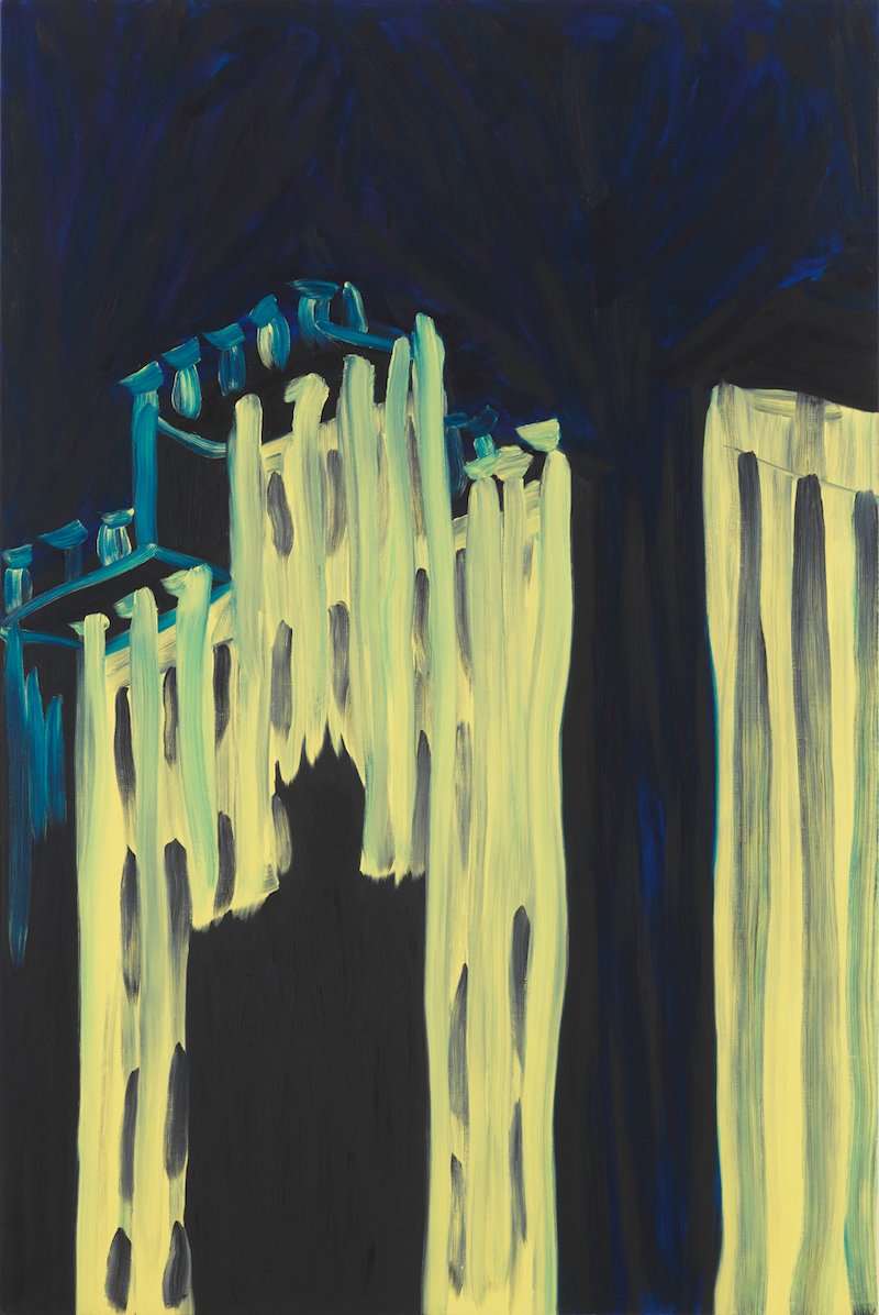   Façade , 1982. Oil on linen. 84 x 56 in. 