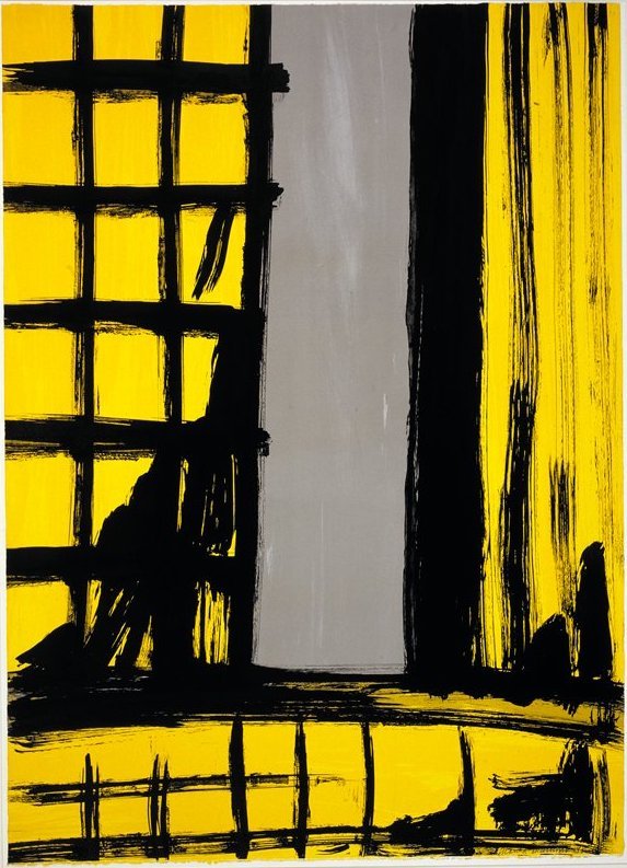   Battery Park City , 1985. Intaglio, lithograph, screenprint, edition of 47. Vermillion Editions Limited, Hopkins, Minn. 41 × 30 in. Collection  Art Institute of Chicago ; Bowdoin College Museum of Art, Brunswick, Maine;  Minneapolis Institute of Ar