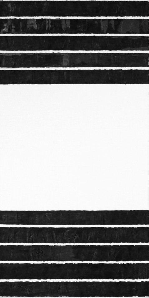   A Wide White , 2008. Oil on linen. 48 x 24 in. 