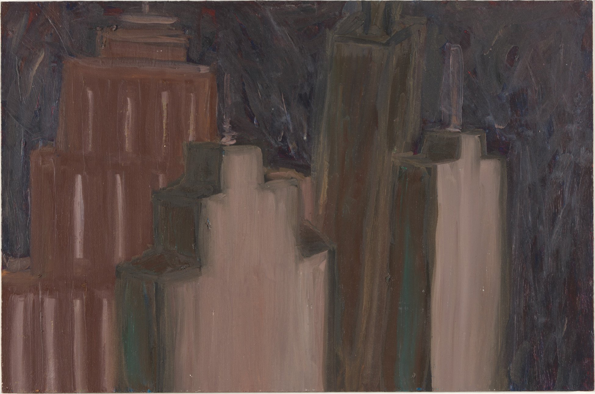   Untitled , 1980. Oil on panel. 14 x 21 in. Collection  National Gallery of Australia , Canberra 