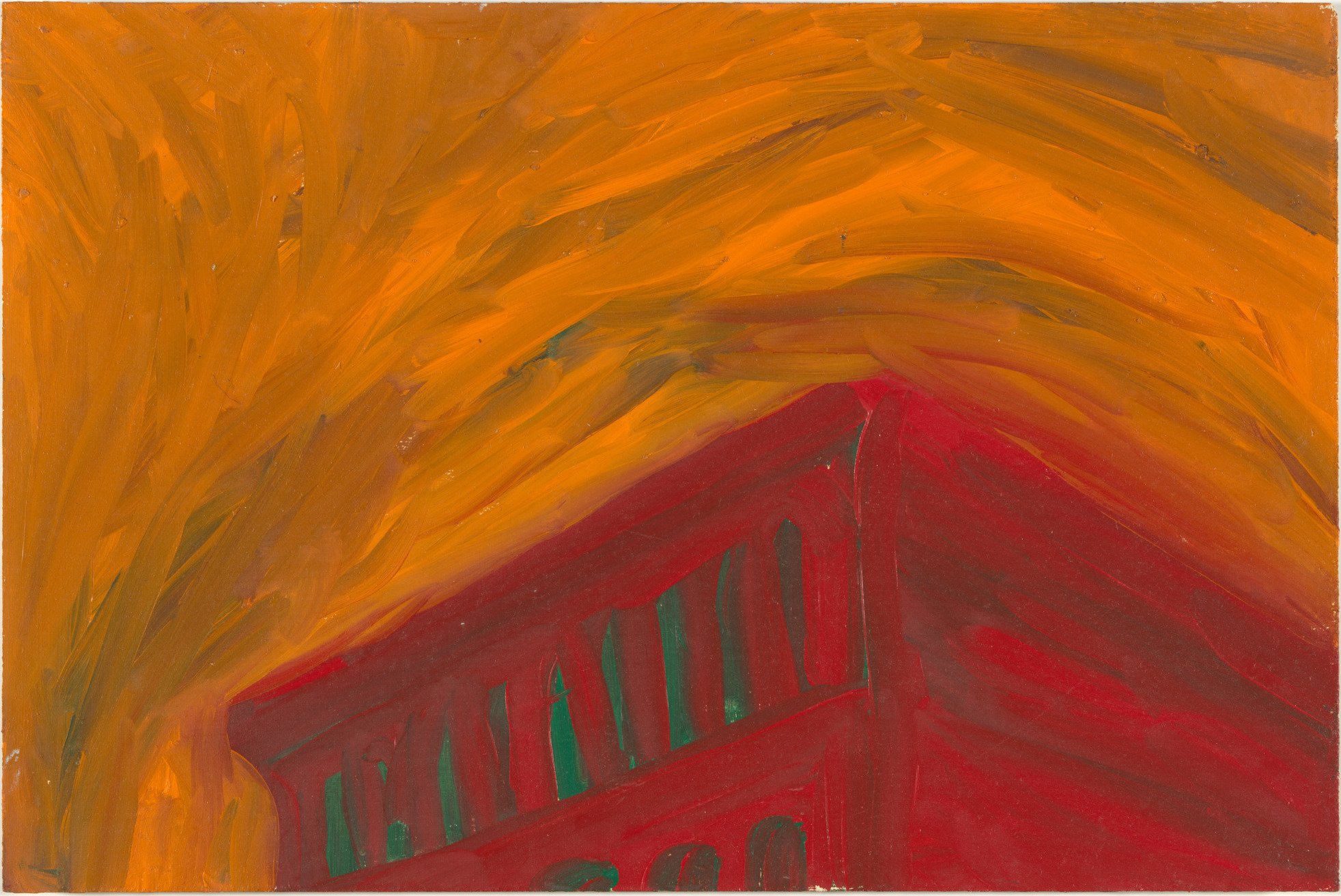  Untitled , 1980. Oil on panel. 12 x 18 in. Collection  National Gallery of Australia , Canberra 