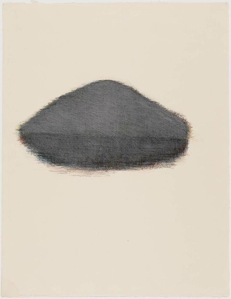   Untitled , 1971. Crayon on paper. 23.62 x 18.5 in. Collection  Museum of Fine Arts, Boston  