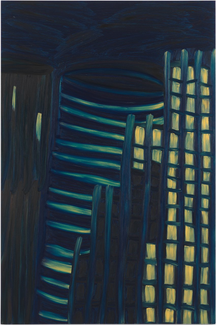   Moon Light , 1981. Oil on linen. 84 x 56 in. 