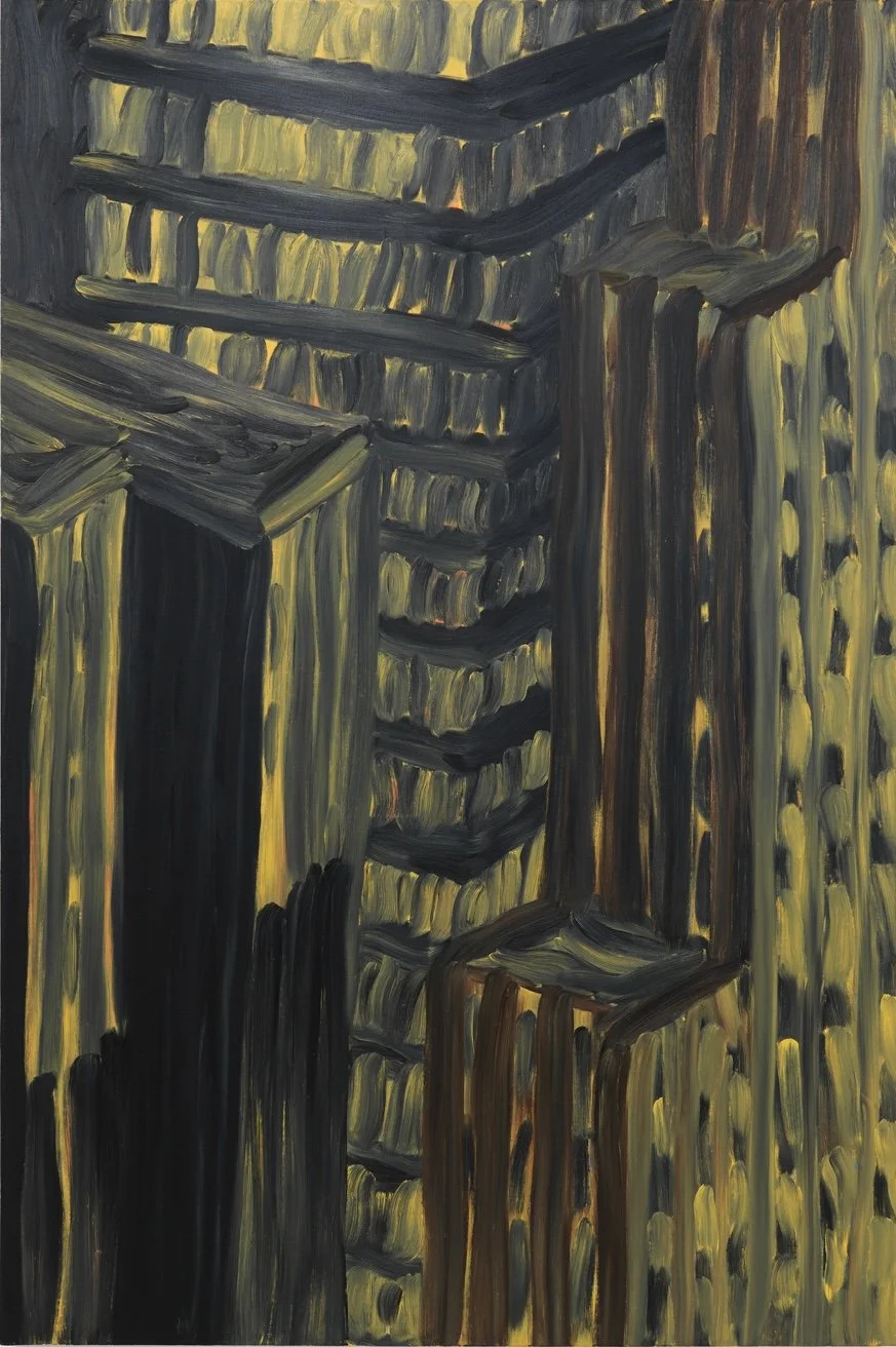   Hudson Group 2 , 1982. Oil on linen. 90 × 60 in. Private collection 