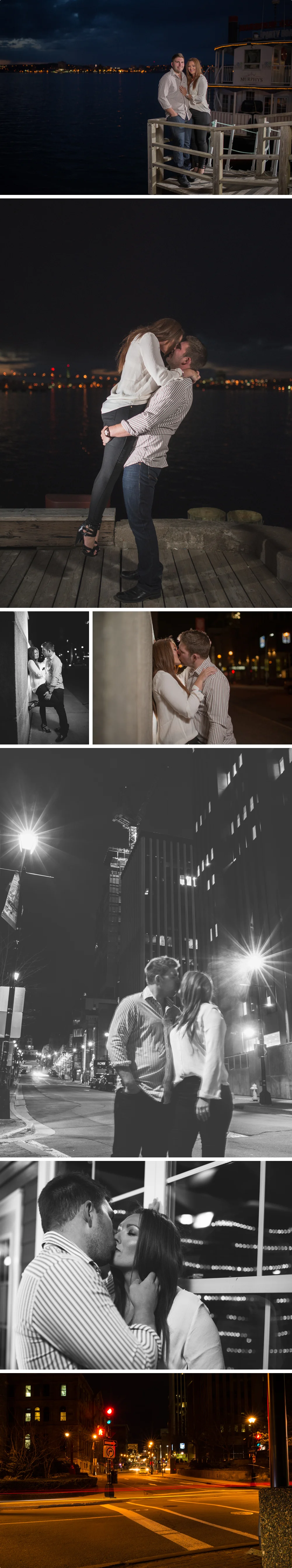 halifax at night one blue fish wedding photography