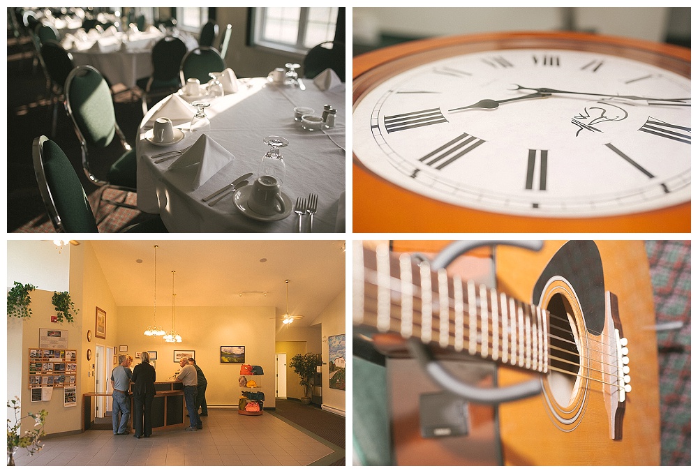 A guitar awaits anyone who knows how to strum (perfectly in tune, too!)