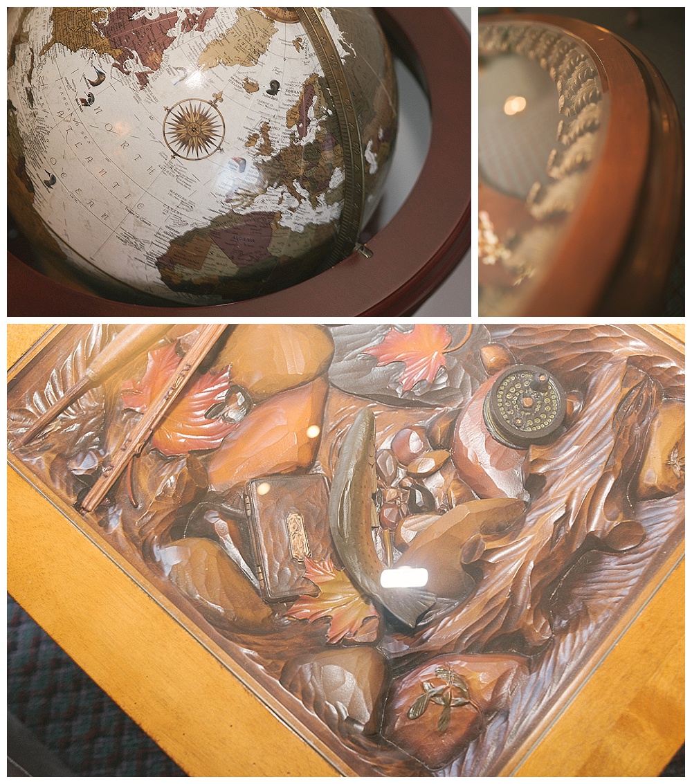 Beautiful art is throughout the building
