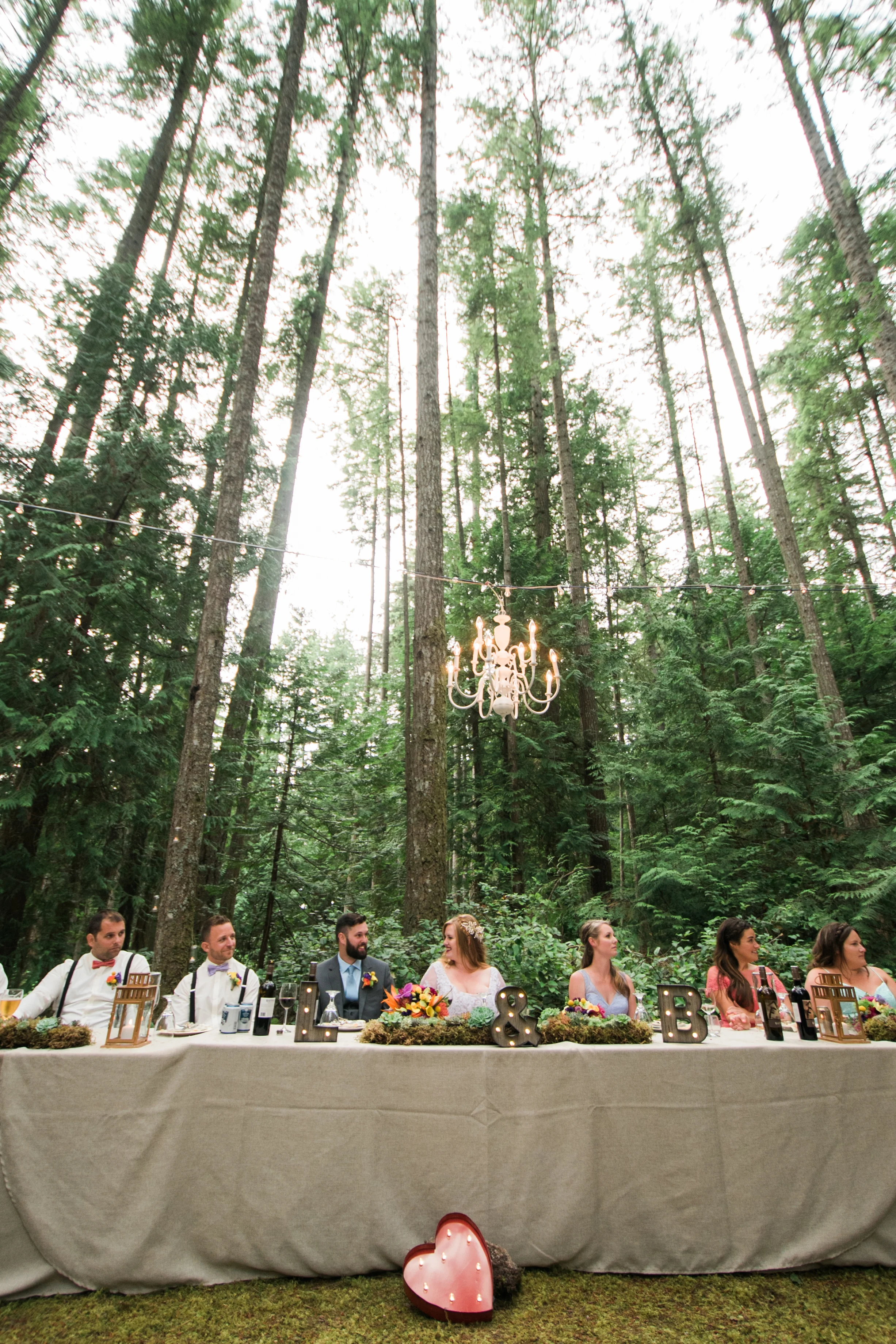 A forest ceremony? Heck yes!