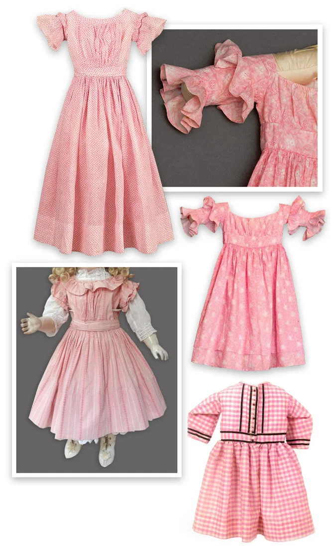 pink gingham dress girls