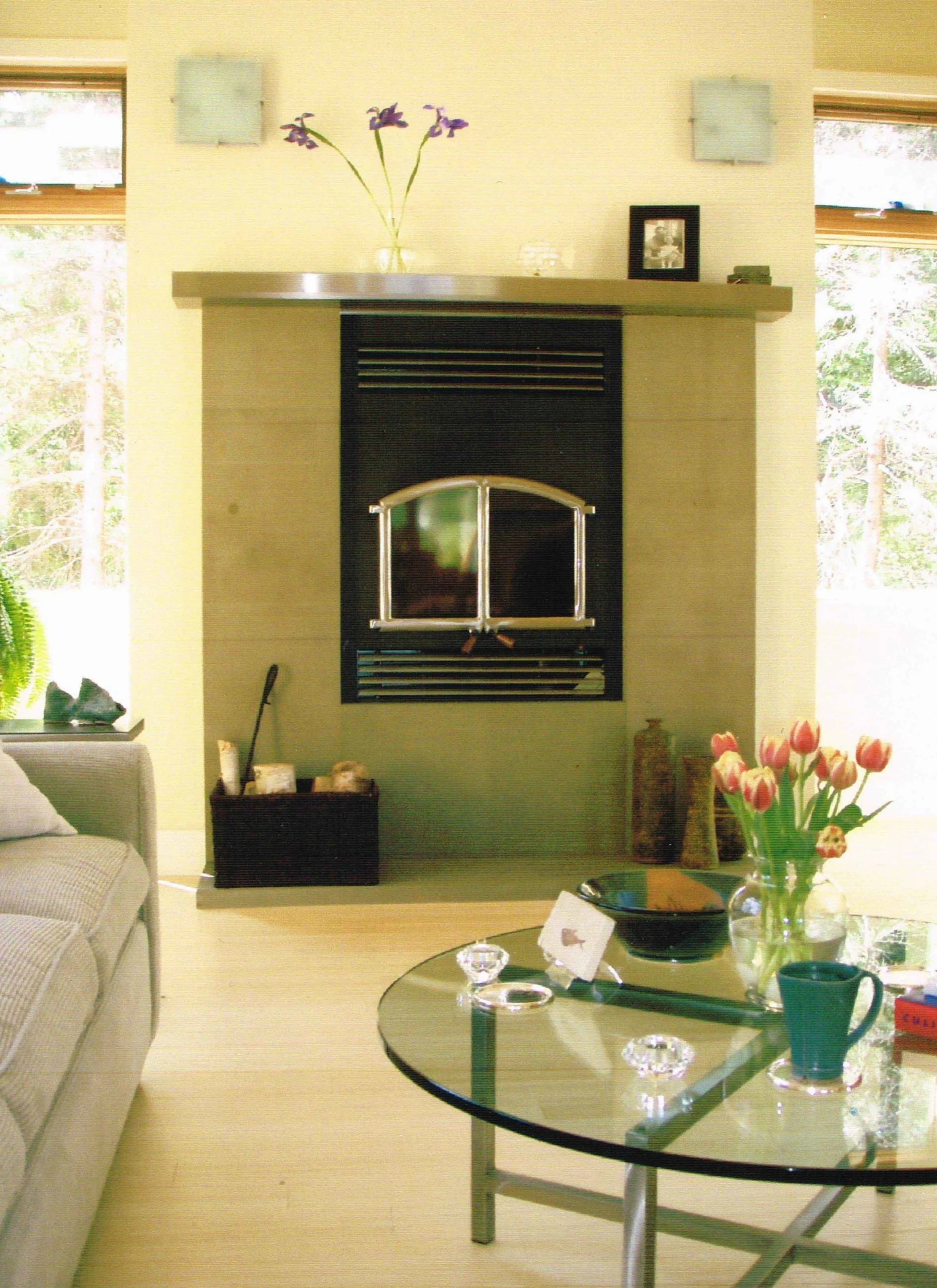 Living Area Fireplace