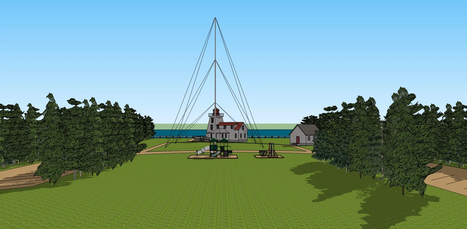 Proposed North View of Site